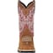 Durango Women's Western Boot, 9 M, Leather, 10 in H, Briar Brown/Rusty Red DRD0349 - alternate 2